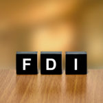 FDI or Foreign direct investment on black block