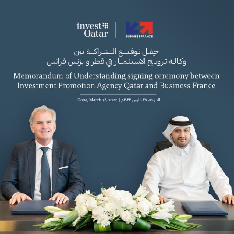 IPA Qatar and Business France jointly announced the signing of a MoU