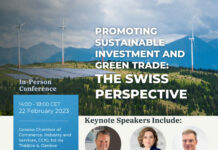 Promoting Sustainable Investment and Green Trade: the Swiss Perspective
